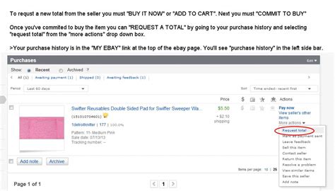 DetroitKnitter: Ebay: Request Total from Seller.